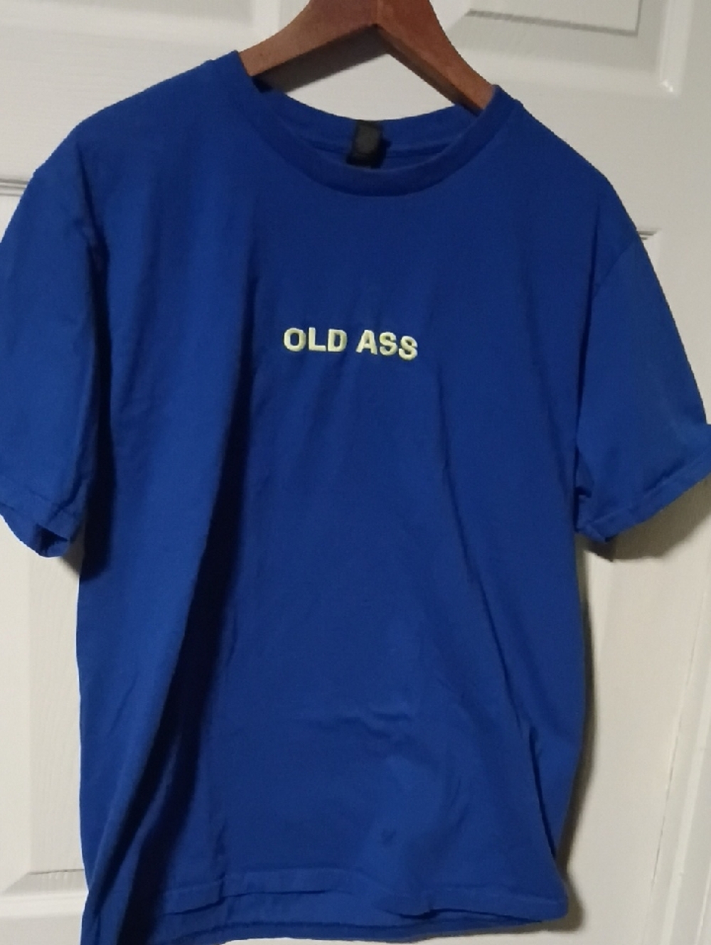 Gildan Hammer Royal Blue Crewneck T‑Shirt with White Tag